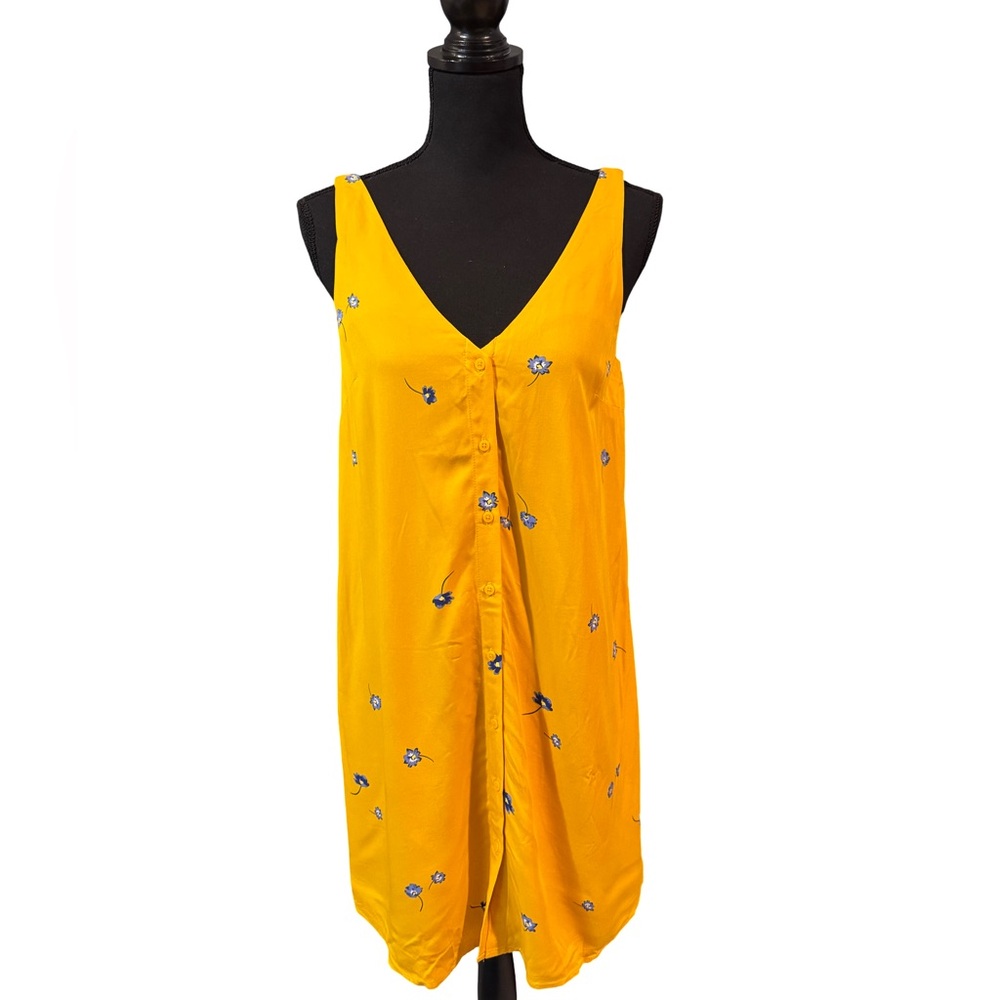 POPSUGAR Yellow Floral Dress